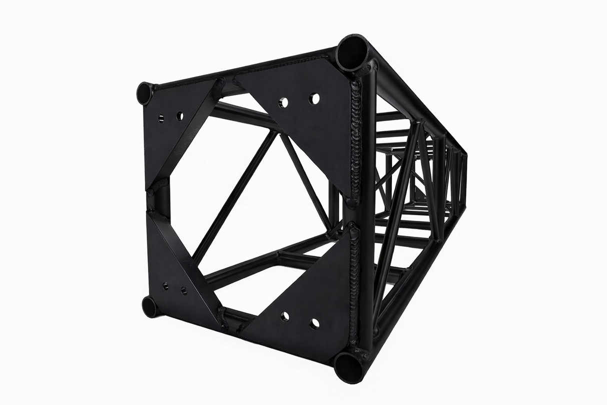 20' Tomcat Medium Duty 20.5" x 20.5" Plated Box Truss - Black