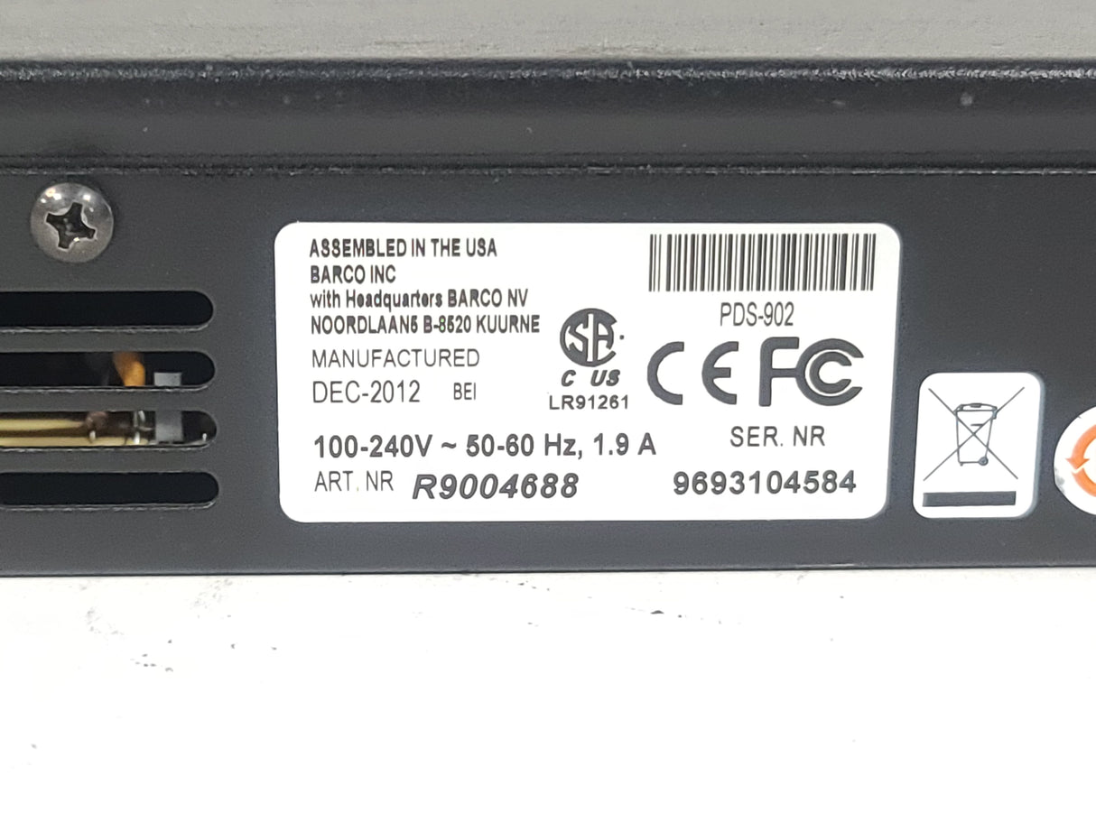 Barco R9004688 PDS-902 Digital Video Switcher
