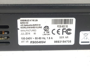 Barco R9004694 PDS-902 3G-SDI Digital Video Switcher