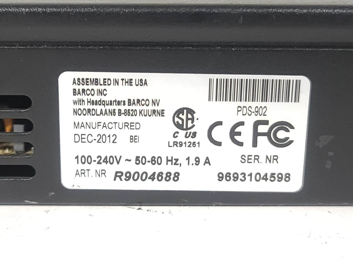 Barco R9004688 PDS-902 Digital Video Switcher