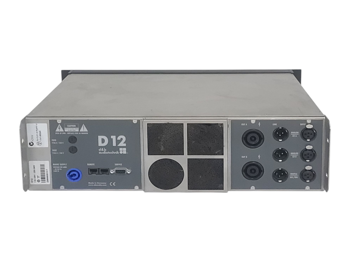 D&b Audiotechnik D12 Amplifiers