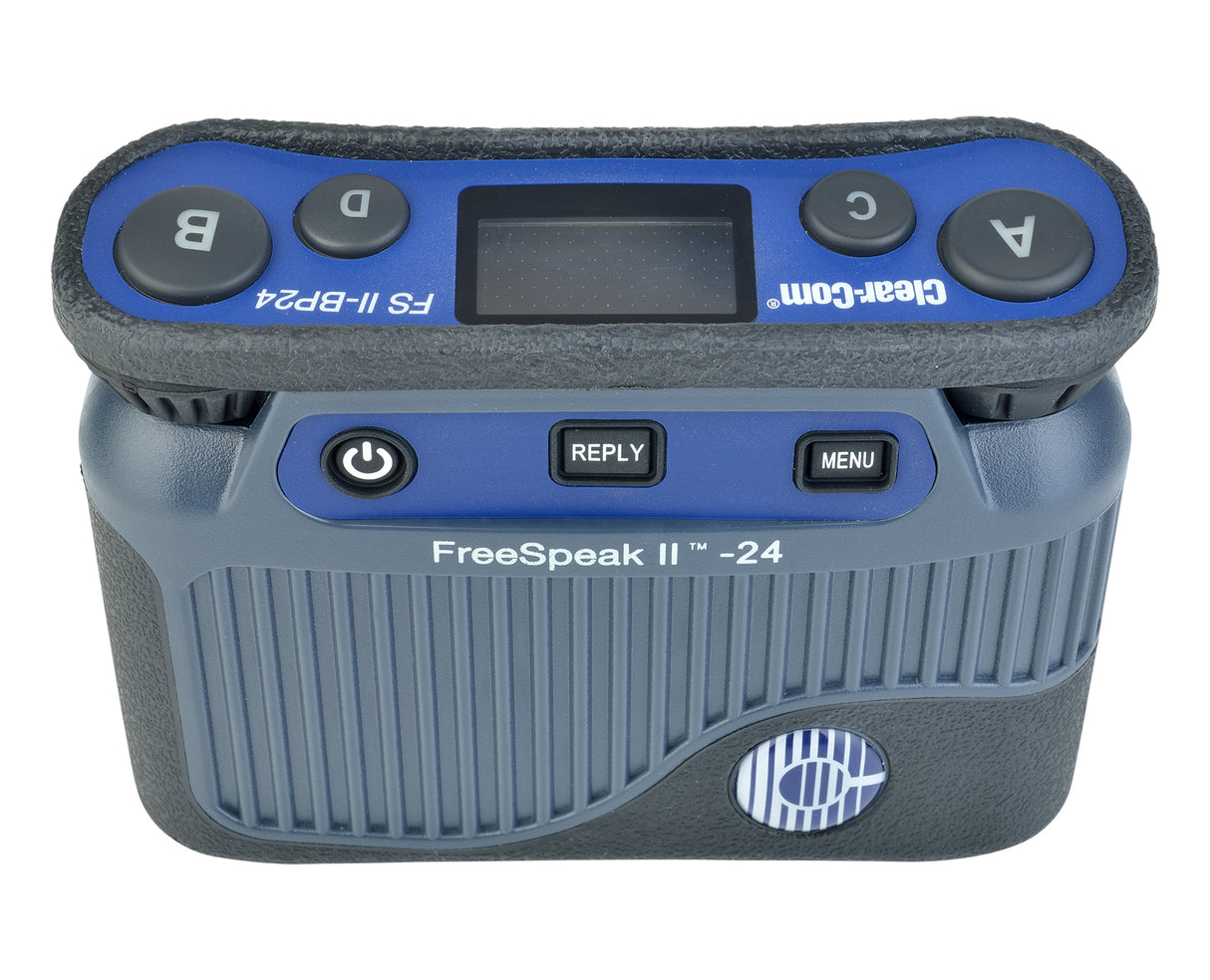 (NEW) Clearcom FSII-BP24-X4 Freespeak II 24-Channel Digital Wireless Beltpack