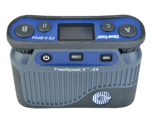 (NEW) Clearcom FSII-BP24-X4 Freespeak II 24-Channel Digital Wireless Beltpack
