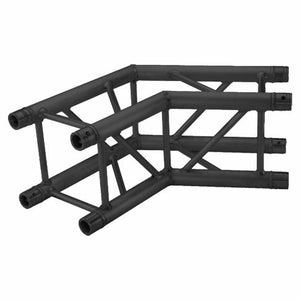 Global Truss SQ-4123 2-Way 135° F34 Square Truss Corner (Black Matte)