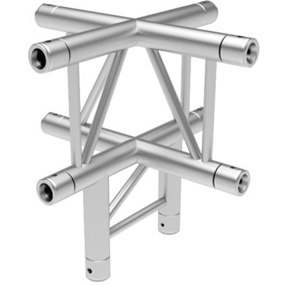 Global Truss 5-Way Vertical Cross-Junction for F32 I-Beam Truss System (1.64')