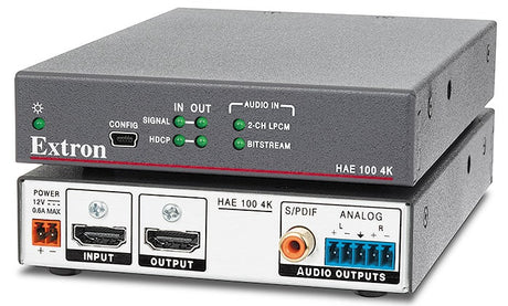 Extron HAE 100 4K, Audio De-Embedder