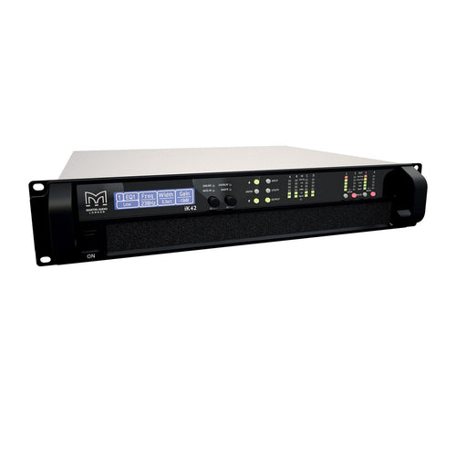 Martin Audio IK42-DANTE IKON IK42 Four-channel 20,000W Class D Power Amplifier with Onboard DSP and Dante
