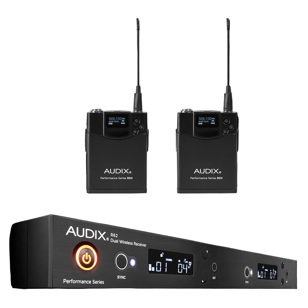 Audix AP62BP Wireless R62 Two Channel RX