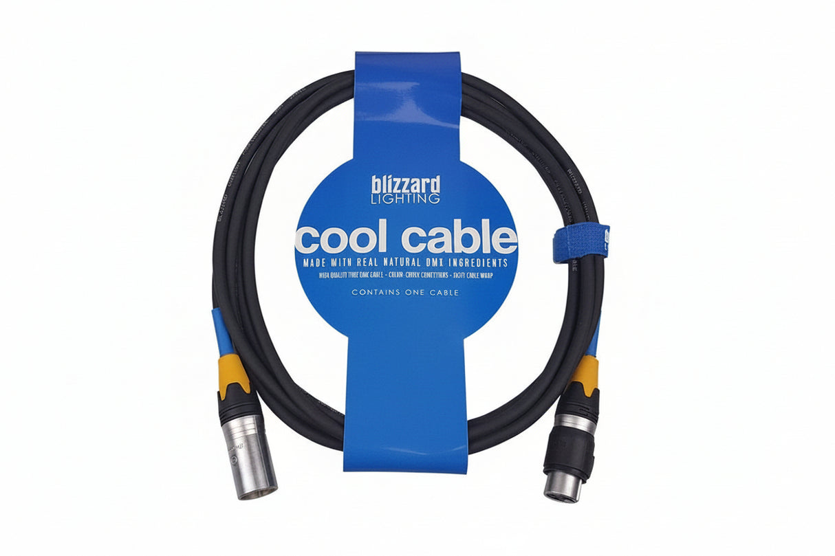 Blizzard DMX-IP-10Q 3-PIN DMX Cable 10ft M-F IP