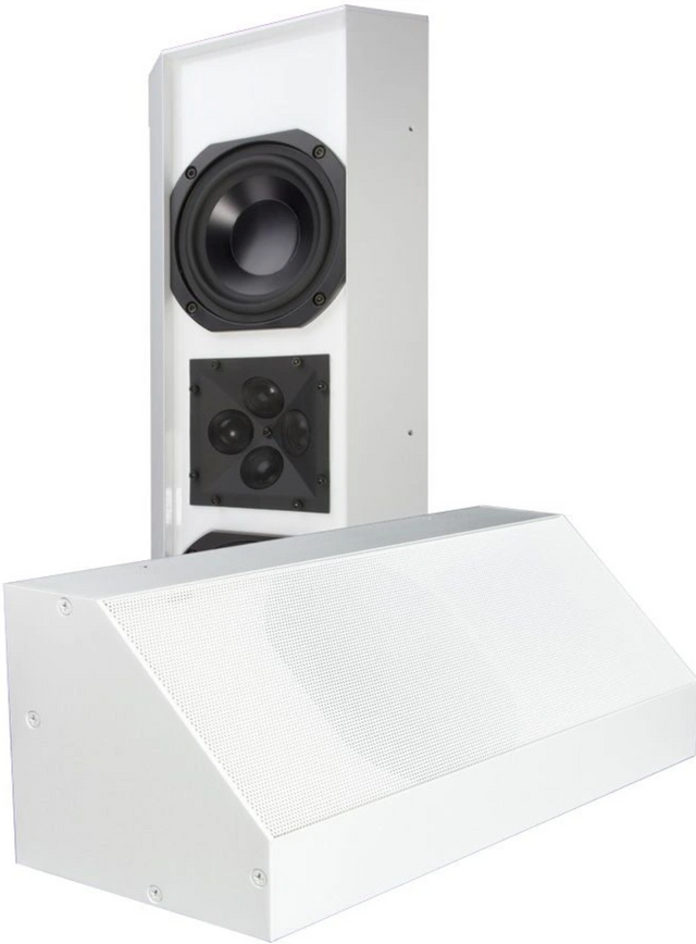 James C-53QW-LEFT-70V Loudspeaker|James C-53QW-LEFT-70V Loudspeaker|James Loudspeaker C-53QW Left-70V Dual 5.25 2-Way Wedge Speaker - 2|James Loudspeaker C-53QW Left-70V Dual 5.25 2-Way Wedge Speaker - 1