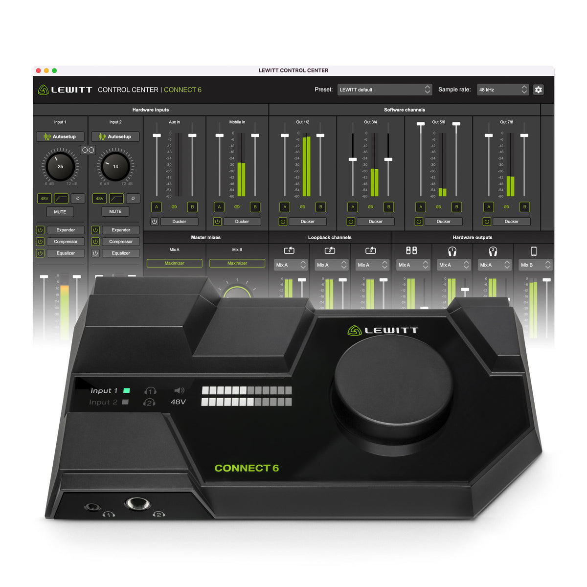 (NEW) Lewitt CONNECT6 USB-C Audio Interface
