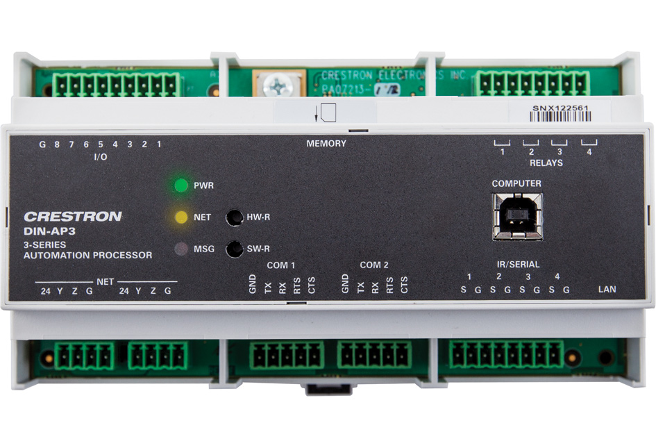 Crestron DIN-AP3 3-Series Automation Processor Control Module