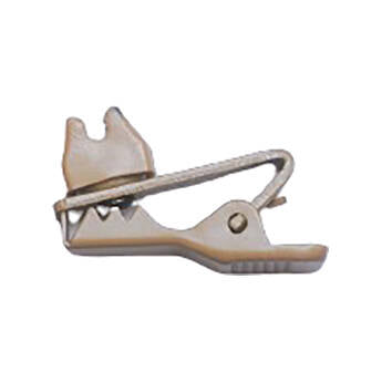 (NEW) Provider PSL7-CLIP Lavalier Tie Clip Tan For 2mm Cable