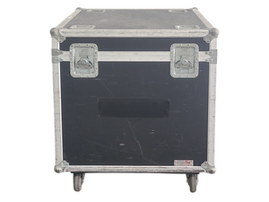 (2) JBL PRX615M 15-inch Two-Way Self-Powered Speakers in Wheeled Road Case