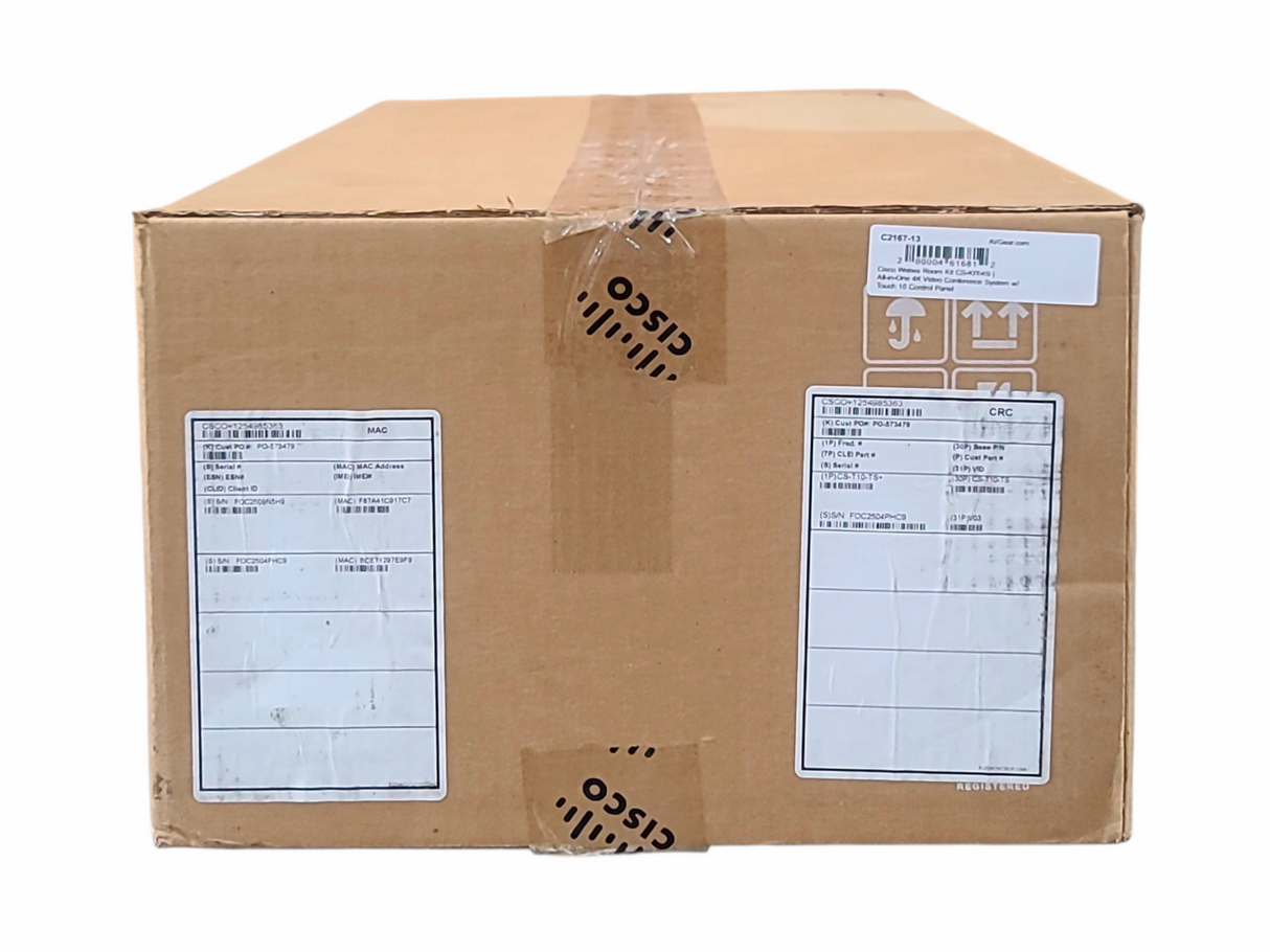 Cisco Webex Room Kit CS-KIT-K9 | All-in-One 4K Video Conference System w/ Touch 10 Control Panel