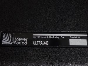 Meyer Sound ULTRA-X40 Wide Coverage Loudspeaker