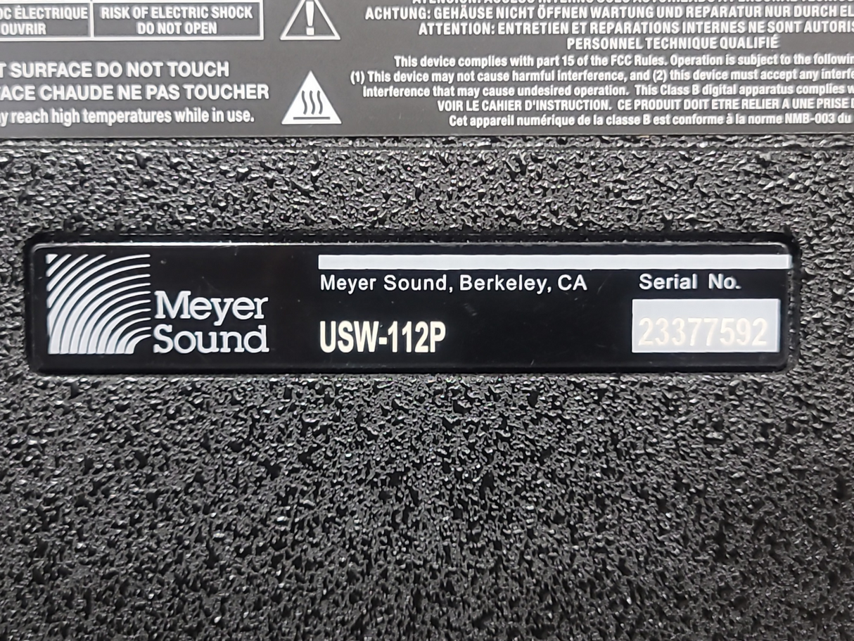 Meyer Sound USW-112P 1200W 12" Powered Subwoofer