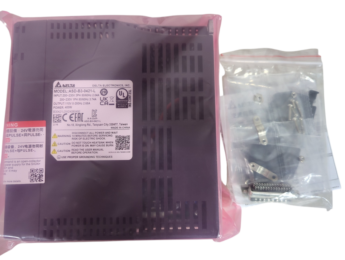 Delta ASD-B3-0421-L Servo Drive In Original Packaging
