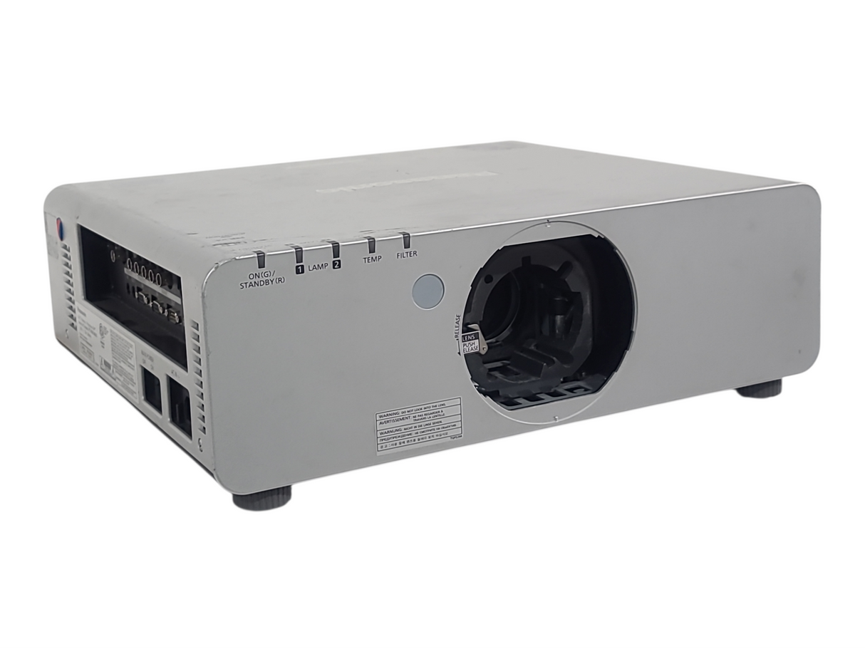 Panasonic PT-DW740 7,000 Lumens WXGA 1-Chip DLP (Lamp 1 778 & Lamp 2 778) [NO LENS] Projector (NEEDS REPAIR)