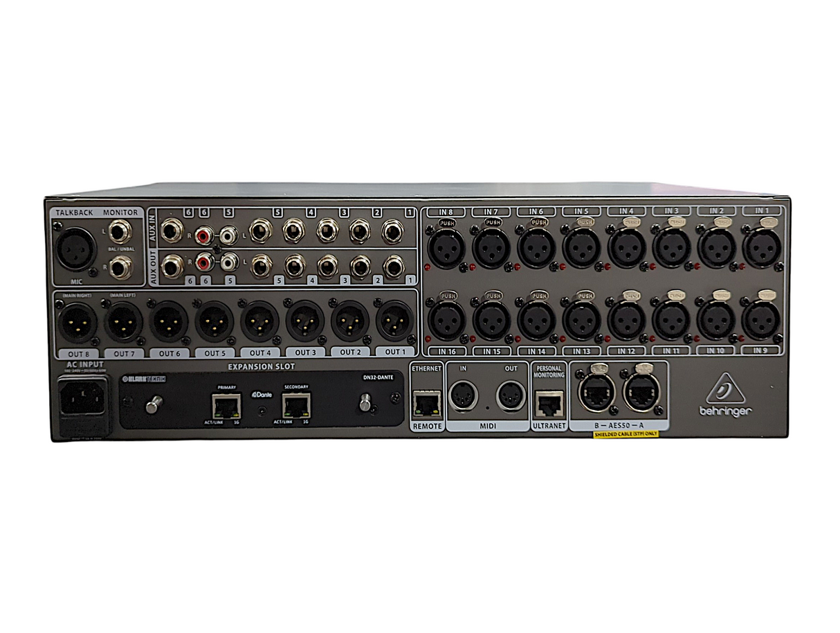 Behringer X32-RACK-UL 40-Input, 25-Bus Digital Rack Mixer with 16 Programmable Midas Preamps