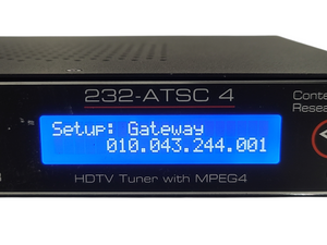 Contemporary Research 232-ATSC 4 HDTV Turner w/ MPEG4 & Remote