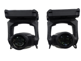 (2) Martin MAC Viper AirFX FC Moving Wash Lights in Wheeled Road Case w/ (2) PSU's & (4) Clamps (Total Hours 3739,2861)