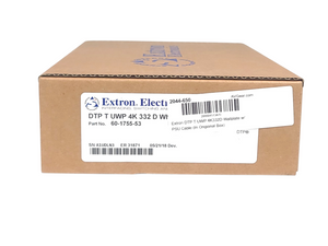 Extron DTP T UWP 4K332D Wallplate w/ PSU Cable (In Original Box)