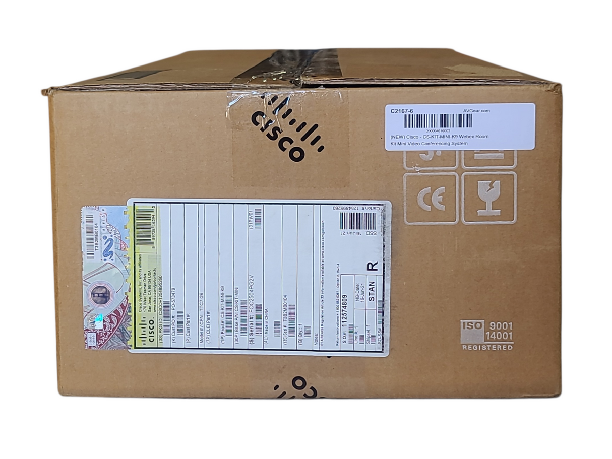 (NEW) Cisco - CS-KIT-MINI-K9 Webex Room Kit Mini Video Conferencing System