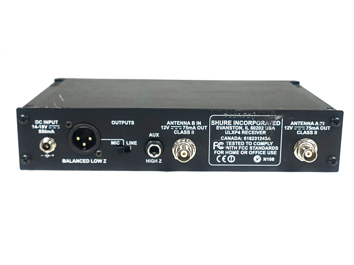 Shure ULXP4 Wireless Receiver (J1: 554-590 MHz)