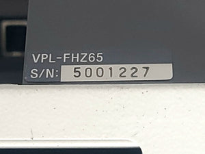 Sony VPL-FHZ65 6,000 Lumens WUXGA 3LCD (Lamp Hours 1499) Large Venue Projector