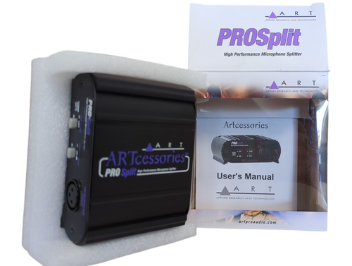 ARTcessories PROSplit High Performance Microphone Splitter in Original Box