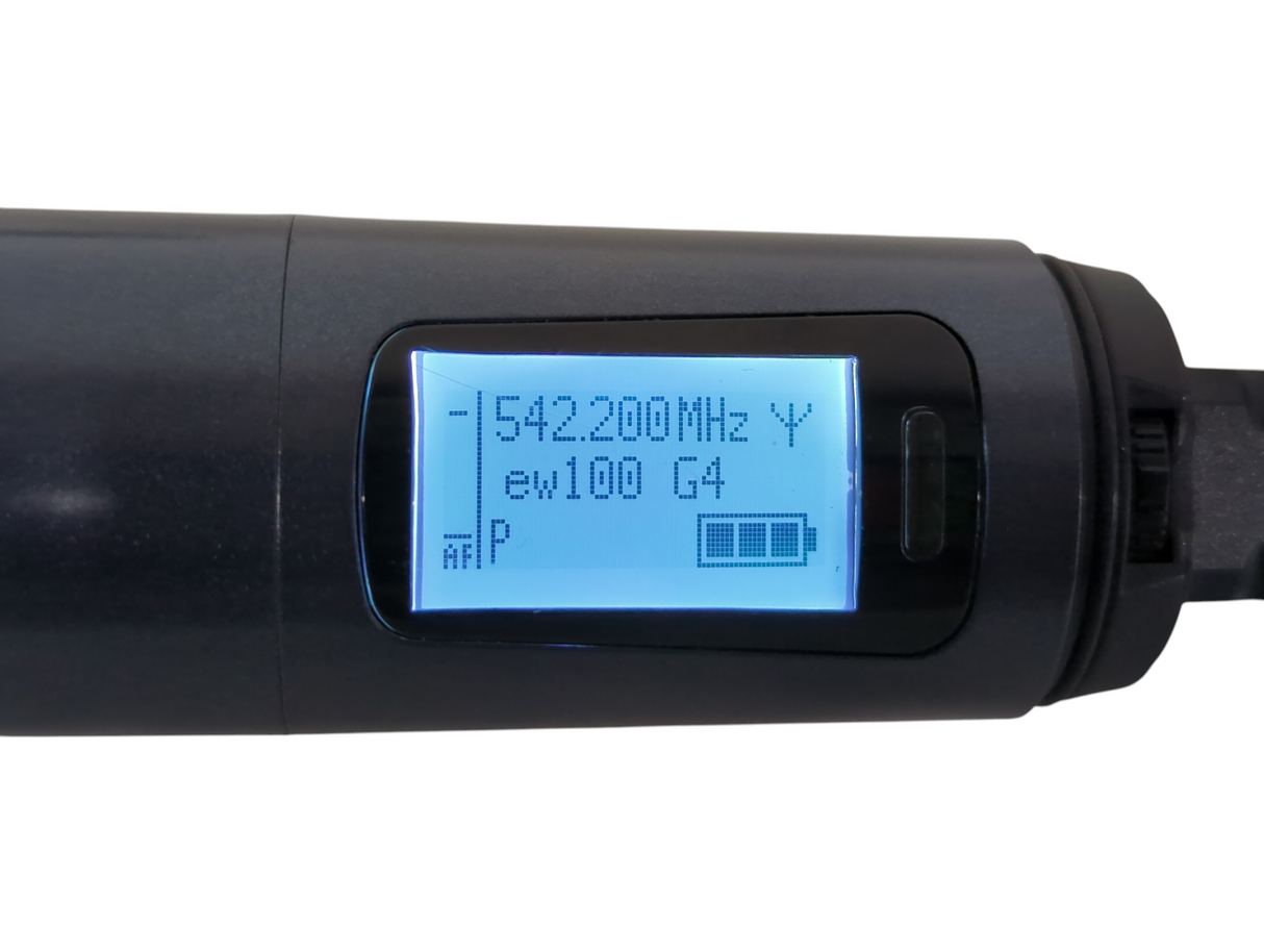 Sennheiser SKM 100 G4 Handheld Transmitter (A; 516-558MHz) w/ Sennheiser MMD 835 Cardioid Dynamic Capsule