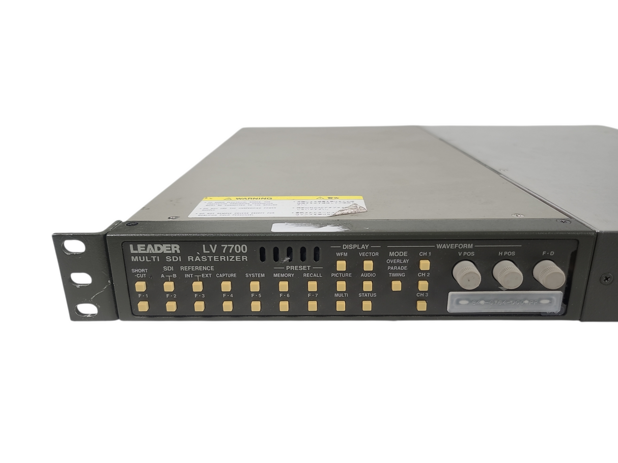 Leader LV7700 HD/SD Rasterizer