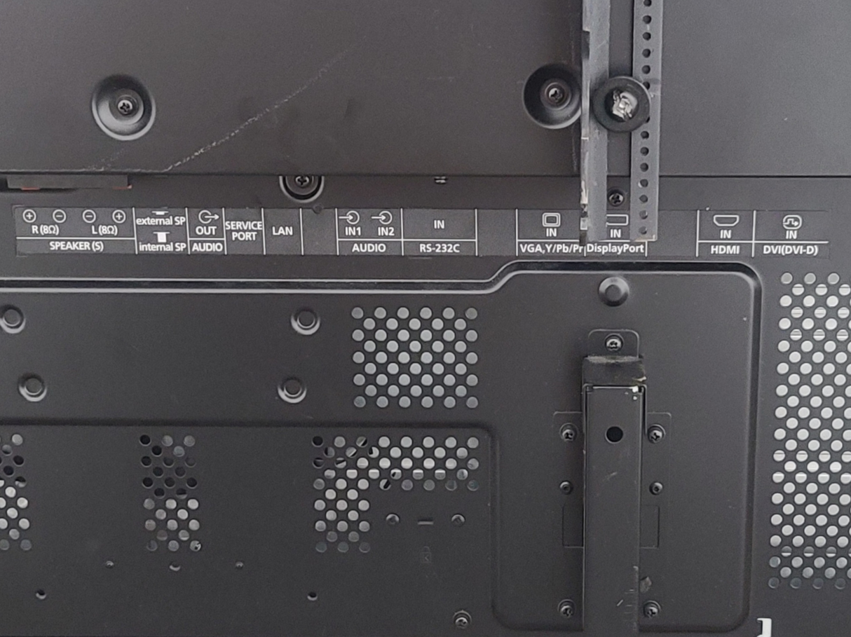 NEC E705 70" HD Commercial LED Monitor In Wheeled Road Case