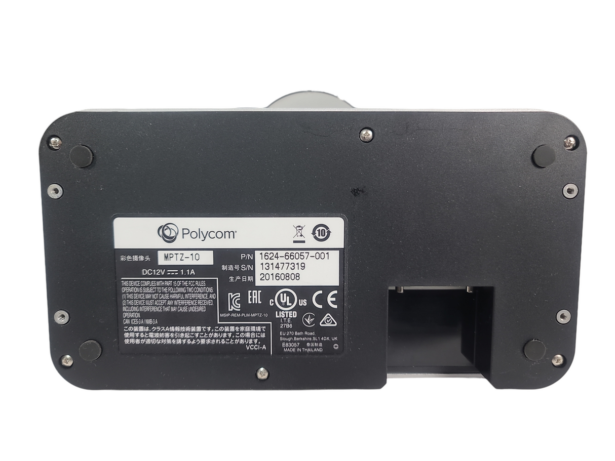 Polycom MPTZ-10 Video Conferencing Camera w/ Wall Mount