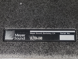 Meyer Sound ULTRA-X40 Wide Coverage Loudspeaker