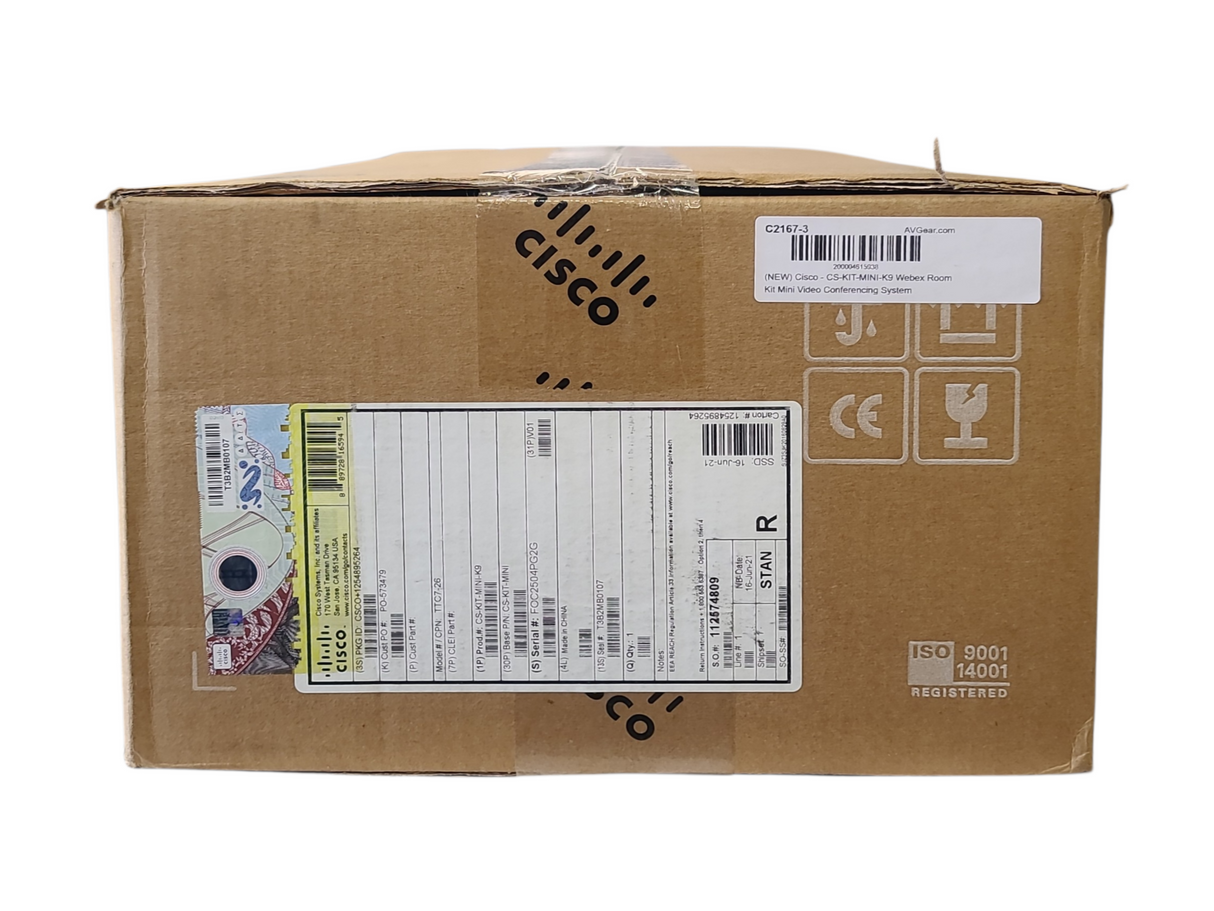 (NEW) Cisco - CS-KIT-MINI-K9 Webex Room Kit Mini Video Conferencing System