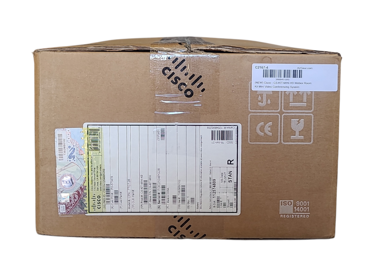 (NEW) Cisco - CS-KIT-MINI-K9 Webex Room Kit Mini Video Conferencing System