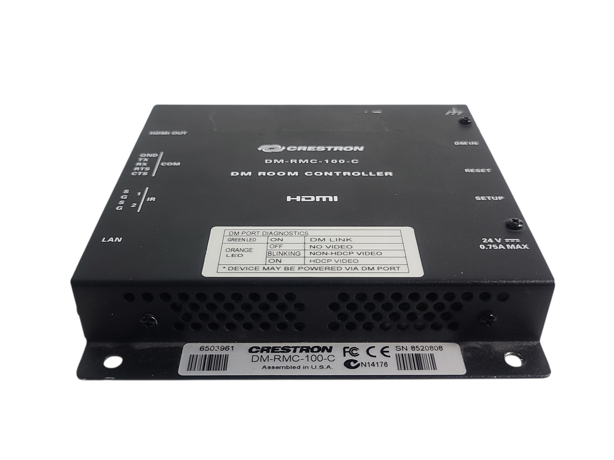 Crestron DM-RMC-100-C DM Room Controller & DigitalMedia 8G+ Receiver