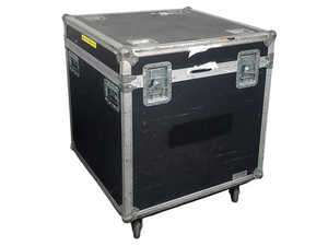 (2) JBL PRX615M 15-inch Two-Way Self-Powered Speakers in Wheeled Road Case