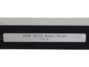 Rane AD22S 2-Channel Dual I/O Audio Delay Unit