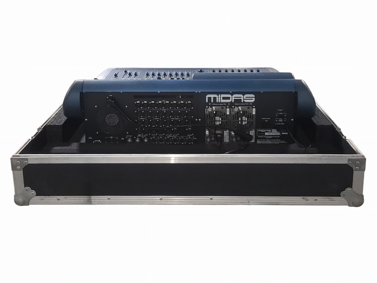 Midas PRO2C-CC-IP Audio Console w/ Key Board, Light, PSU in Wheeled Road Case