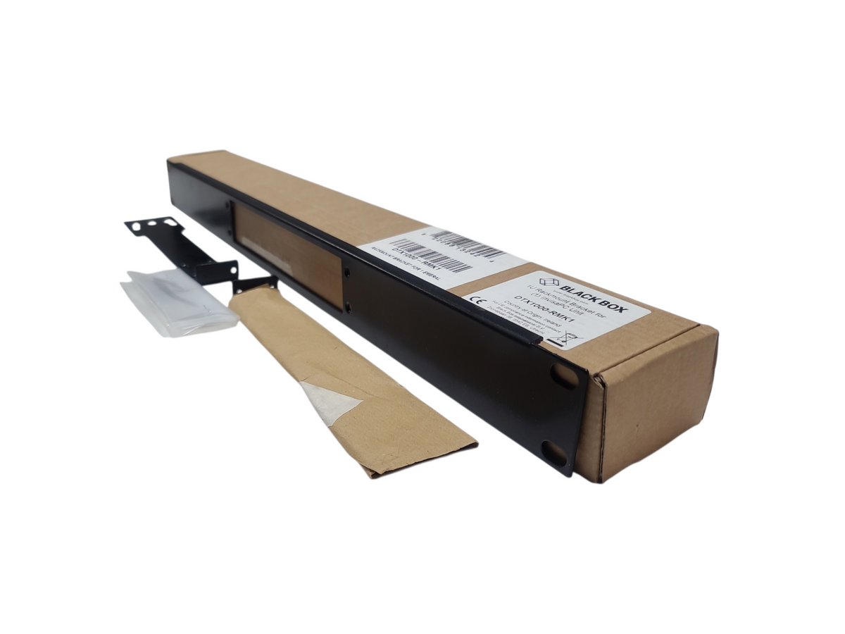 Black Box DTX-1000-RMK1 1U Rackmount Bracket for InvisaPC Unit in Box