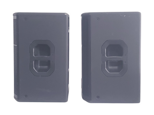 (2) JBL PRX615M 15-inch Two-Way Self-Powered Speakers in Wheeled Road Case