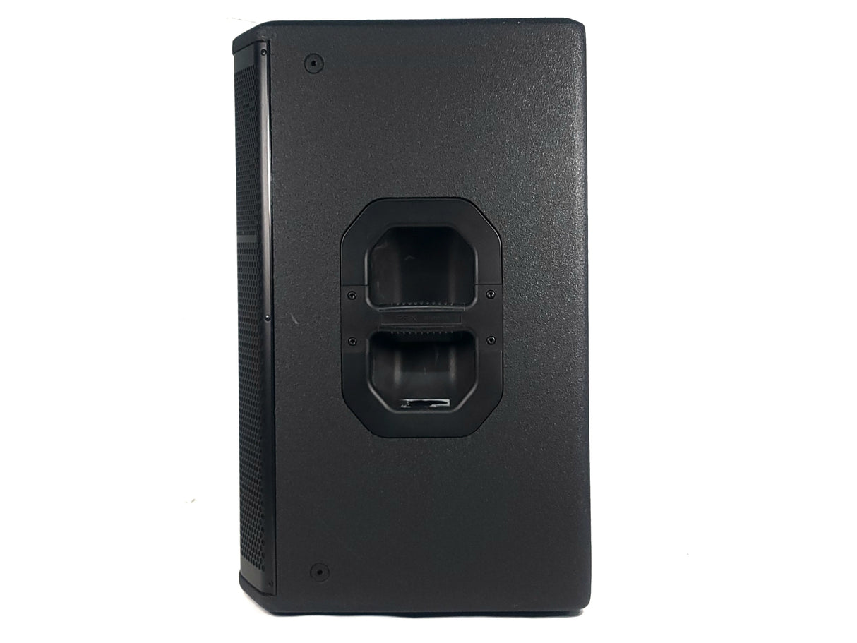 (2) JBL PRX615M 15-inch Two-Way Self-Powered Speakers in Wheeled Road Case