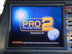 Midas PRO2C-CC-IP Audio Console w/ Key Board, Light, PSU in Wheeled Road Case