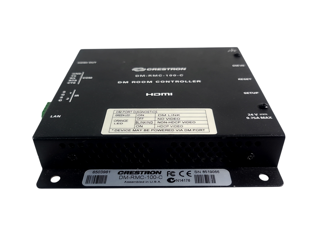 Crestron DM-RMC-100-C DM Room Controller & DigitalMedia 8G+ Receiver