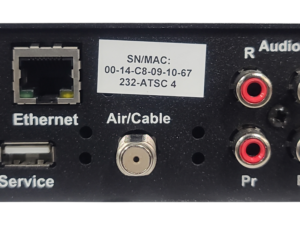 Contemporary Research 232-ATSC 4 HDTV Turner w/ MPEG4 & Remote