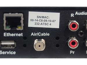 Contemporary Research 232-ATSC 4 HDTV Turner w/ MPEG4 & Remote