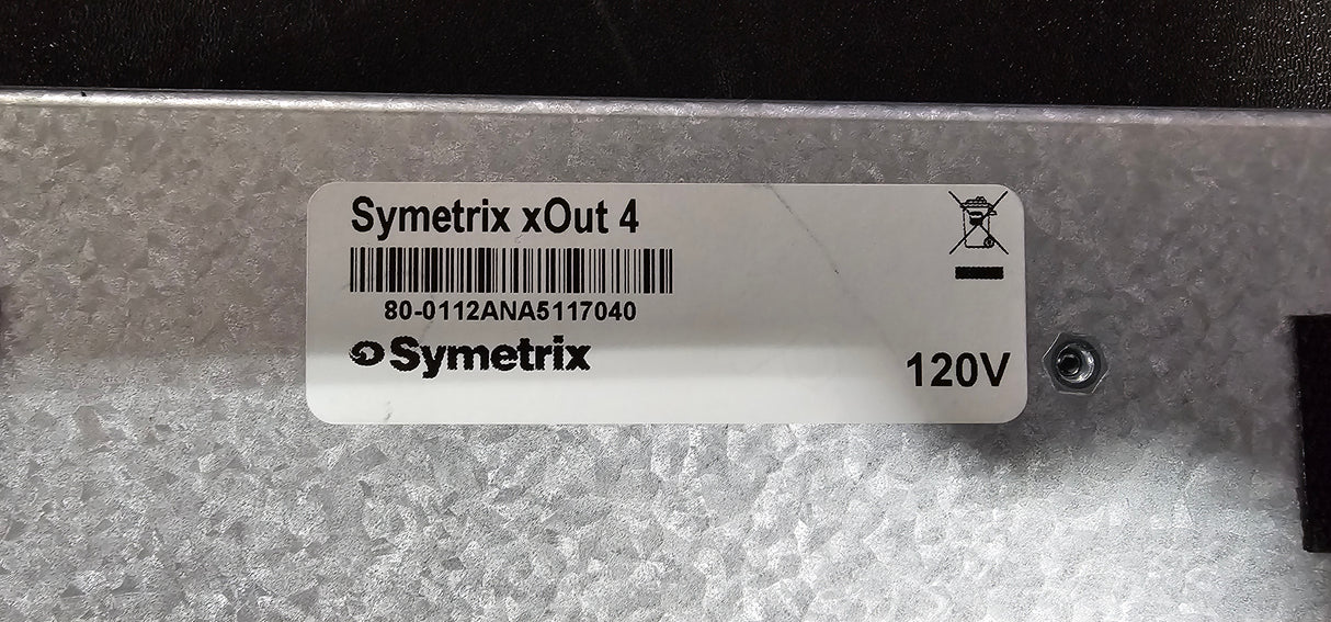 Symetrix SymNet xOut 4 Analog Audio Expander w/ PoE Supply in Original Box